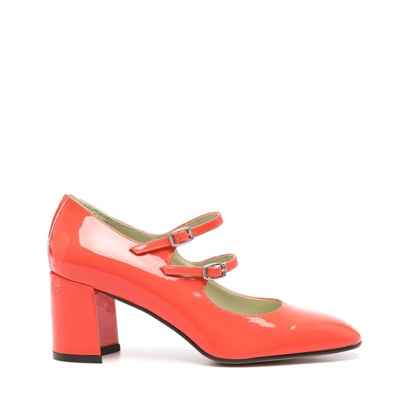 New Authentic Carel Alice pumps orange red 37.5 - Picture 1 of 8